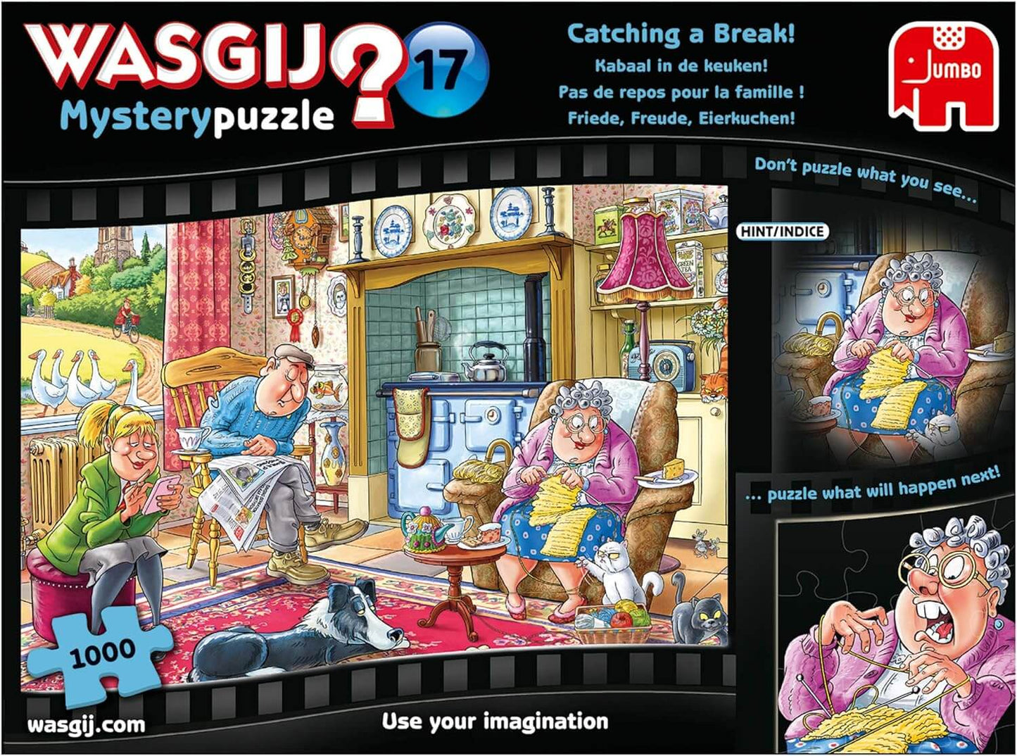 Wasgij Mystery 17 Catch a Break - 1000 Piece Jigsaw Puzzle