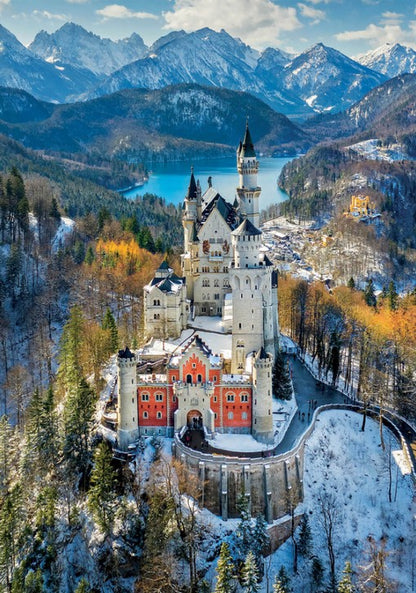 Educa - Neuschwanstein Castle From The Air - 1000 Piece Jigsaw Puzzle