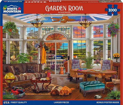 White Mountain - Garden Room - 1000 Piece Jigsaw Puzzle