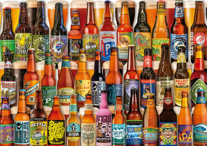 Educa - Craft Beers - 500 Piece Jigsaw Puzzle