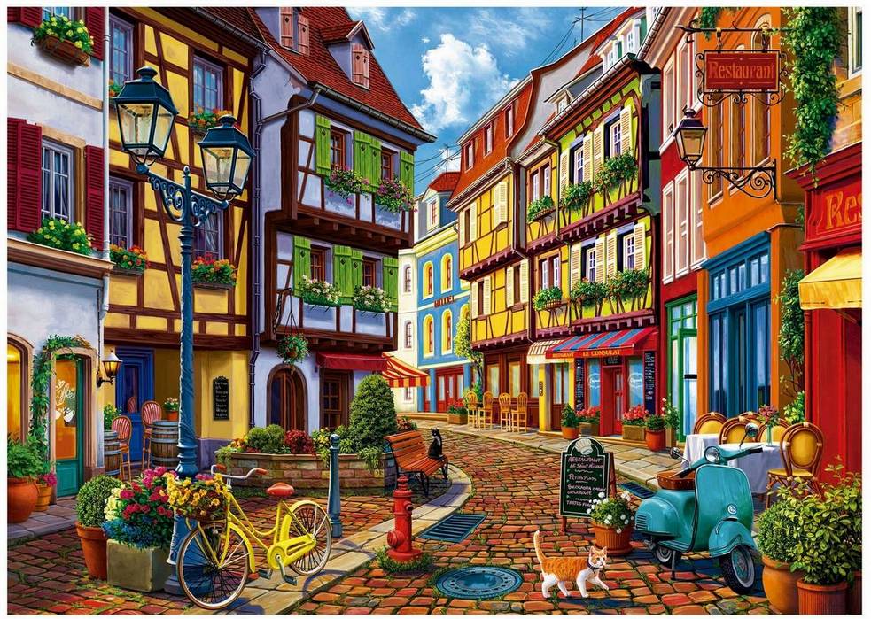 Educa - Bright Street - 2000 Piece Jigsaw Puzzle
