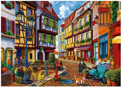 Educa - Bright Street - 2000 Piece Jigsaw Puzzle