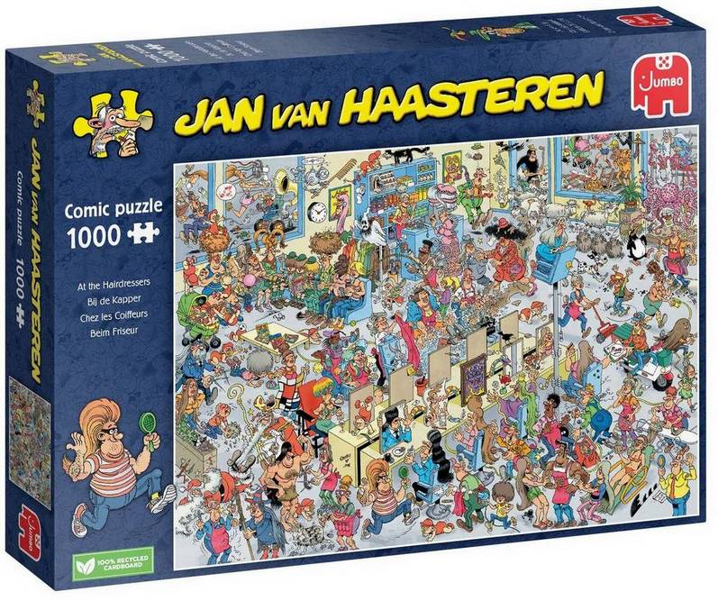 Jan van Haasteren - The Hairdressers - 1000 Piece Jigsaw Puzzle