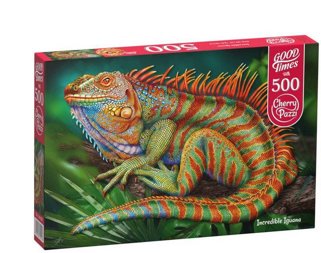 CherryPazzi - Incredible Iguana - 500 Piece Jigsaw Puzzle