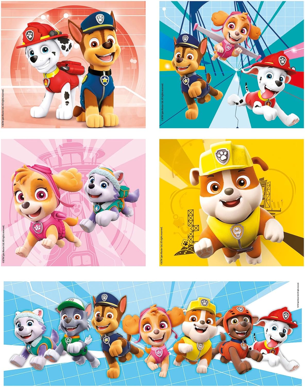Clementoni - Paw Patrol - 10 in 1 Jigsaw Puzzle