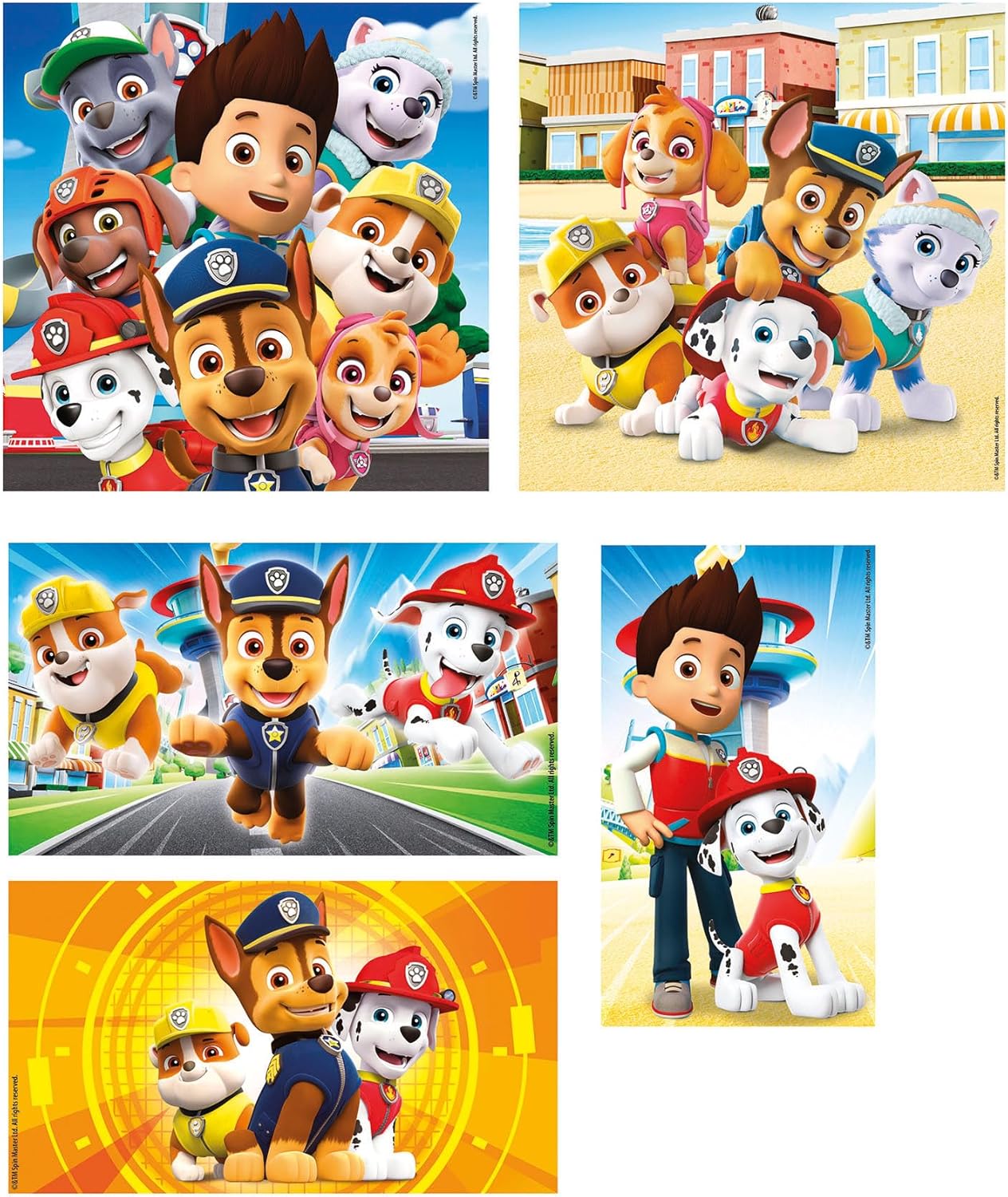 Clementoni - Paw Patrol - 10 in 1 Jigsaw Puzzle