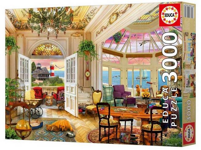 Educa - Seaside Living - 3000 Piece Jigsaw Puzzle