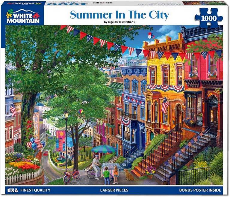White Mountain - Summer In The City - 1000 Piece Jigsaw Puzzle
