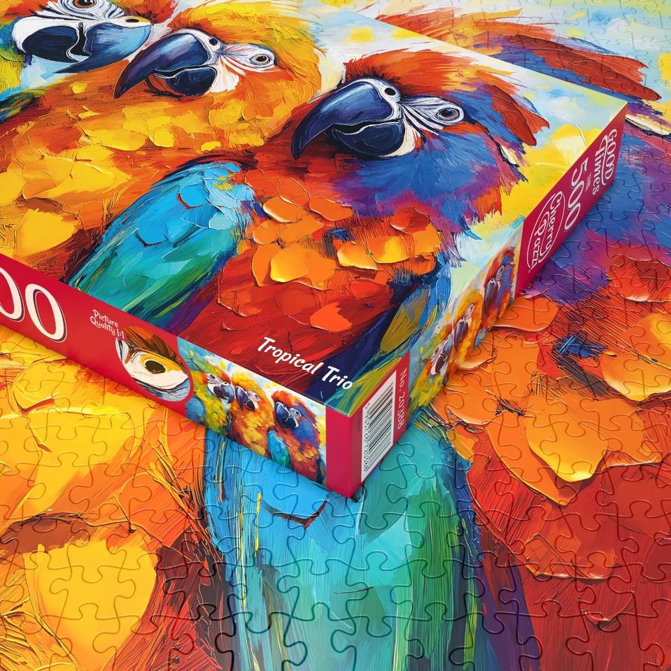 CherryPazzi - Tropical Trio - 500 Piece Jigsaw Puzzle