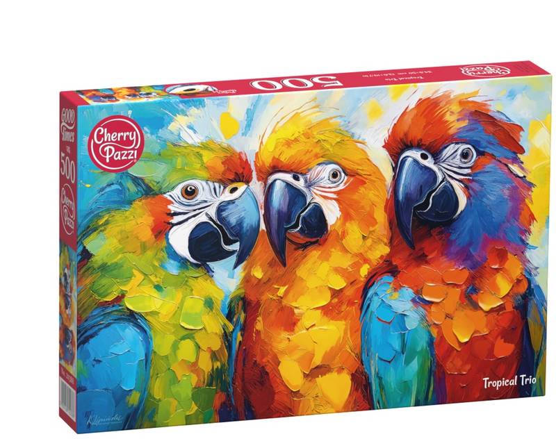 CherryPazzi - Tropical Trio - 500 Piece Jigsaw Puzzle