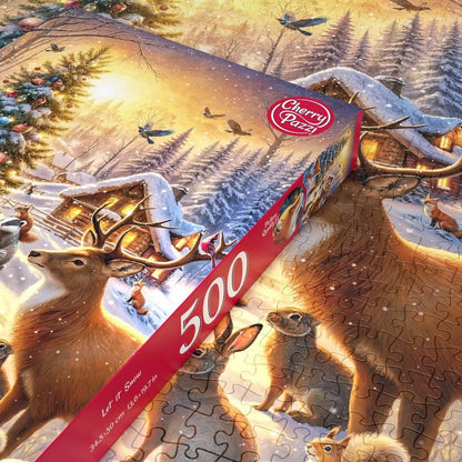 CherryPazzi - Let it Snow - 500 Piece Jigsaw Puzzle