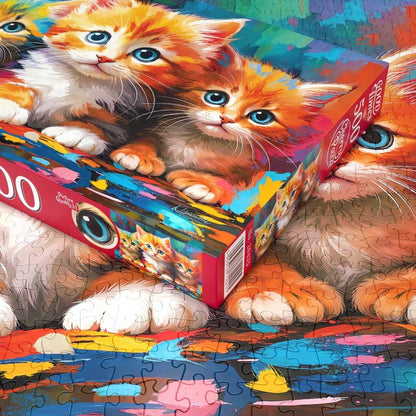 CherryPazzi - Three Little Hearts - 500 Piece Jigsaw Puzzle