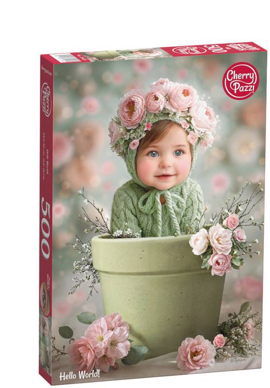 CherryPazzi - Hello World - 500 Piece Jigsaw Puzzle