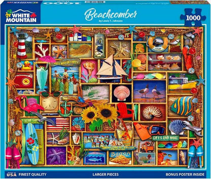 White Mountain - Beachcomber - 1000 Piece Jigsaw Puzzle