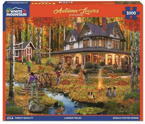 White Mountain - Autumn Leaves  - 1000 Piece Jigsaw Puzzle
