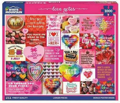 White Mountain - Love Notes - 1000 Piece Jigsaw Puzzle