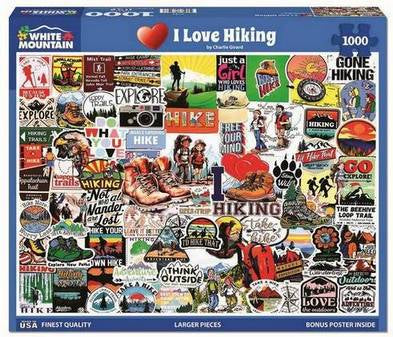 White Mountain - I Love Hiking - 1000 Piece Jigsaw Puzzle