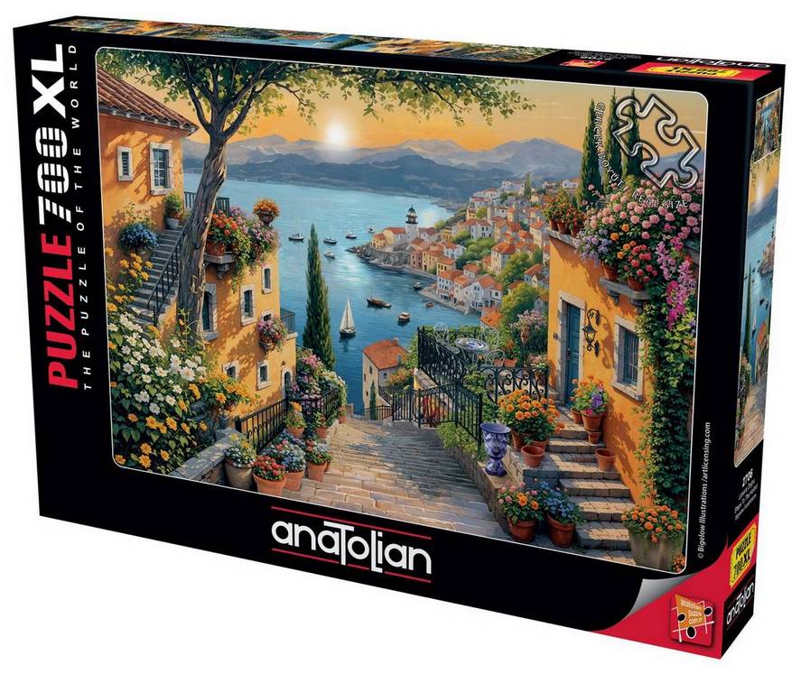 Anatolian - Steps To The Harbor - 700 Piece Jigsaw Puzzle
