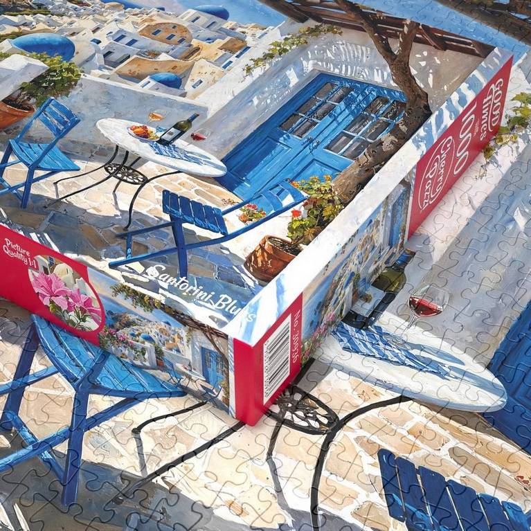 CherryPazzi - Santorini Blues - 1000 Piece Jigsaw Puzzle
