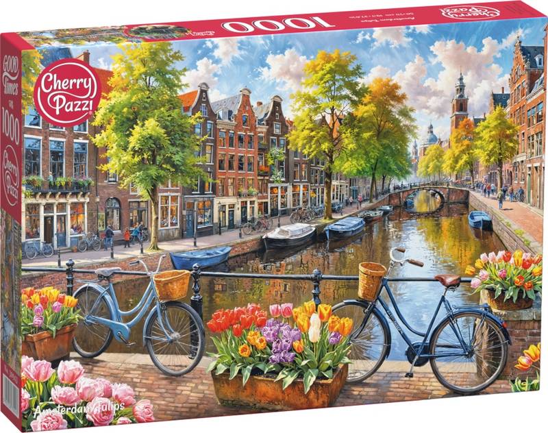 CherryPazzi - Amsterdam Tulips - 1000 Piece Jigsaw Puzzle