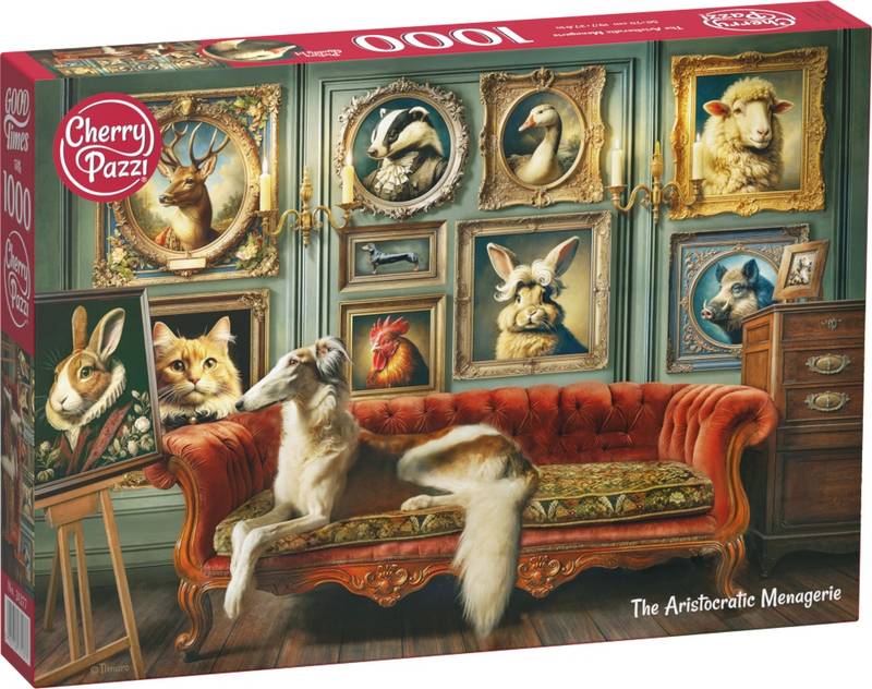 CherryPazzi - The Aristocratic Menagerie - 1000 Piece Jigsaw Puzzle