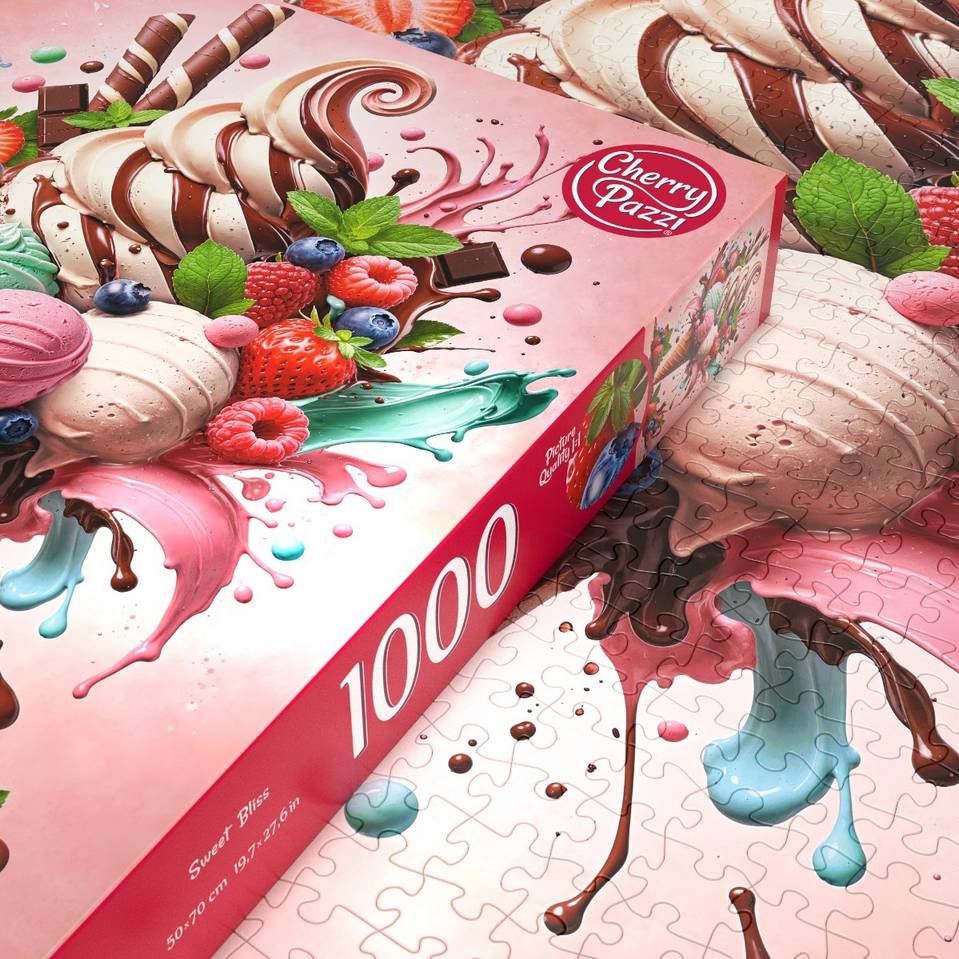 CherryPazzi - Sweet Bliss - 1000 Piece Jigsaw Puzzle