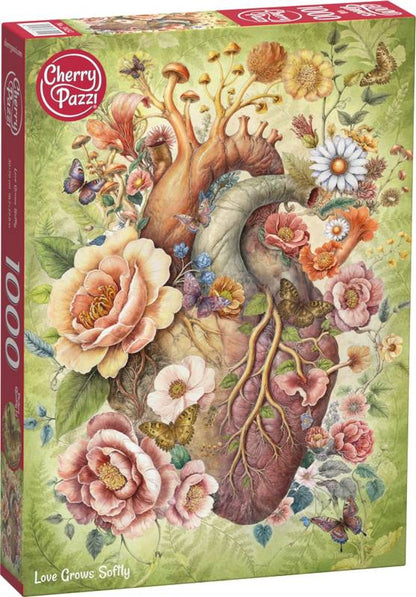 CherryPazzi - Love Grows Softly - 1000 Piece Jigsaw Puzzle