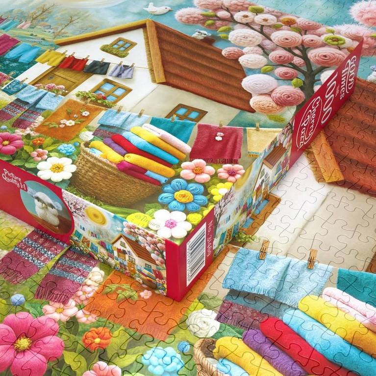 CherryPazzi - Woollen Meadow - 1000 Piece Jigsaw Puzzle