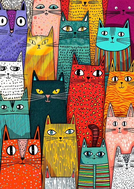 CherryPazzi - Cats Rule the World - 1000 Piece Jigsaw Puzzle