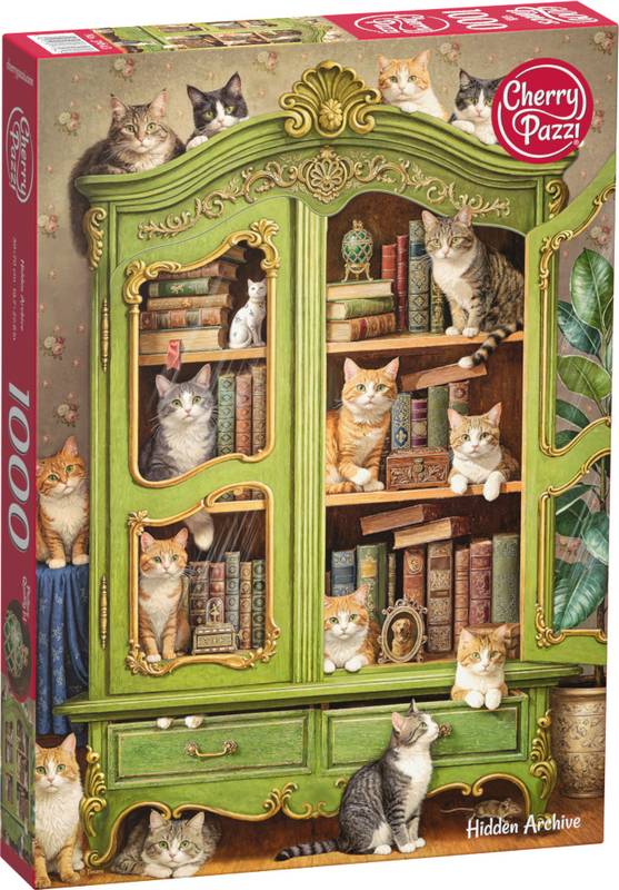 CherryPazzi - Hidden Archive - 1000 Piece Jigsaw Puzzle