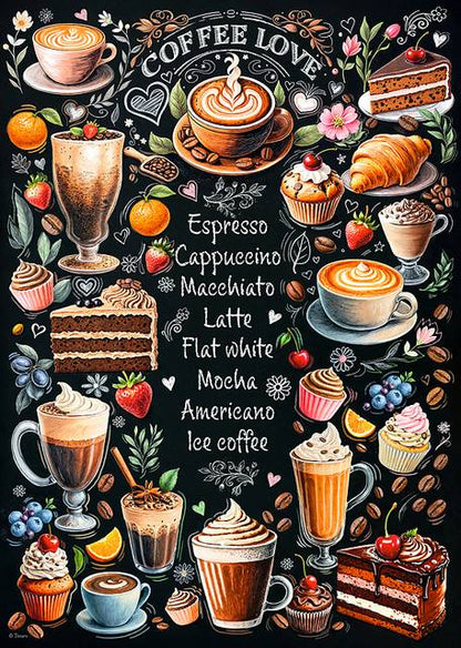 CherryPazzi - Coffee Time - 1000 Piece Jigsaw Puzzle