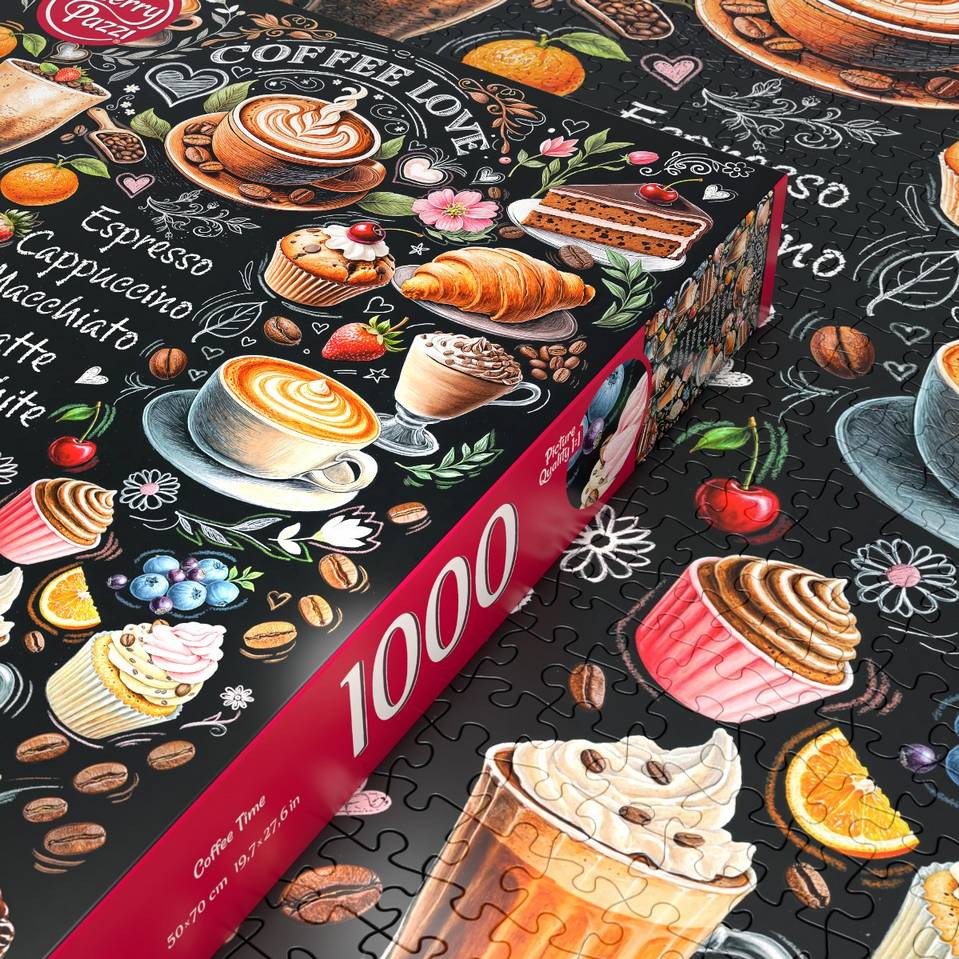 CherryPazzi - Coffee Time - 1000 Piece Jigsaw Puzzle
