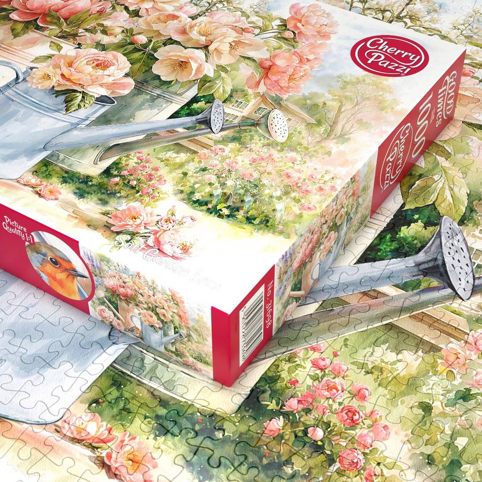 CherryPazzi - Soft Garden Love - 1000 Piece Jigsaw Puzzle