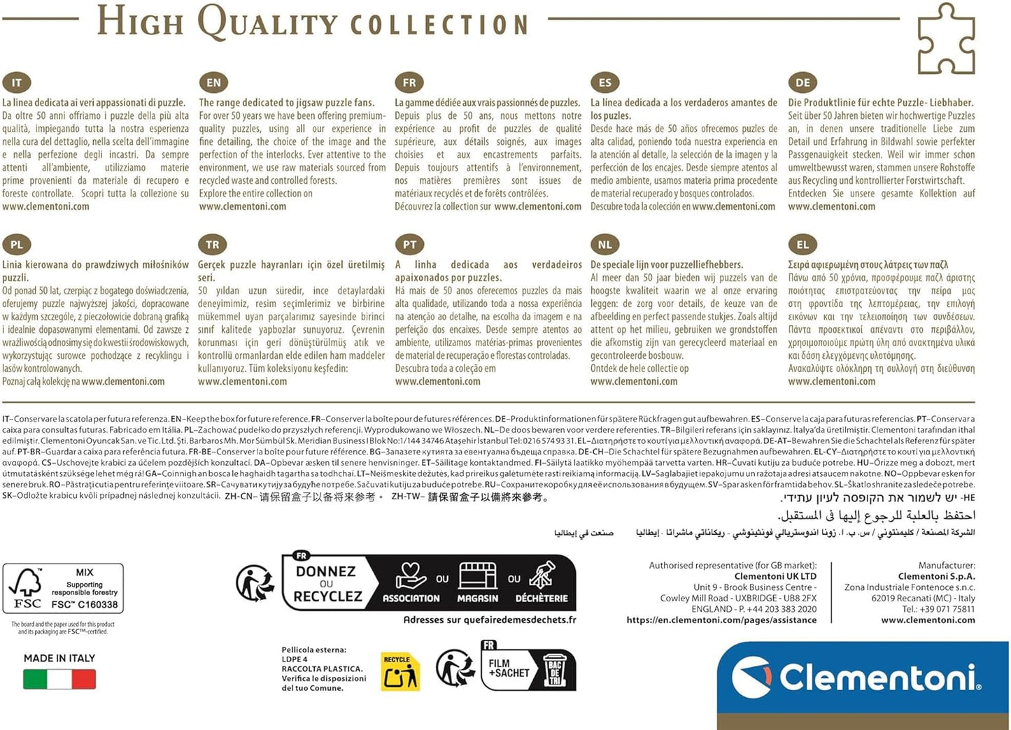 Clementoni - Steps to the Harbor - 1500 Piece Jigsaw Puzzle