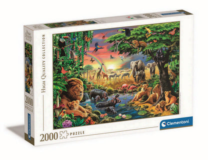 Clementoni - The African Gathering - 2000 Piece Jigsaw Puzzle