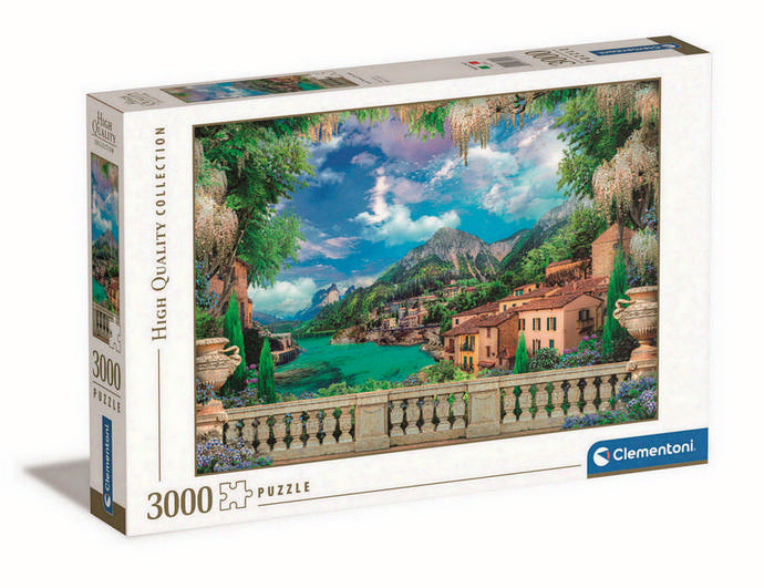 Clementoni - Lush Terrace On Lake - 3000 Piece Jigsaw Puzzle