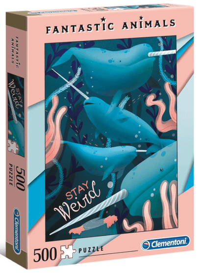 Clementoni - Fantastic Animals Narwhal - 500 Piece Jigsaw Puzzle