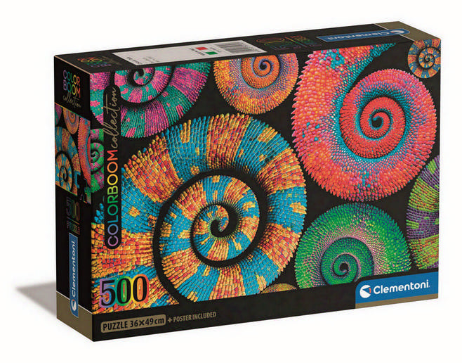 Clementoni - Colorboom Curly Tails - 500 Piece Jigsaw Puzzle