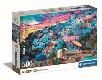 Clementoni - Greece View - 500 Piece Jigsaw Puzzle