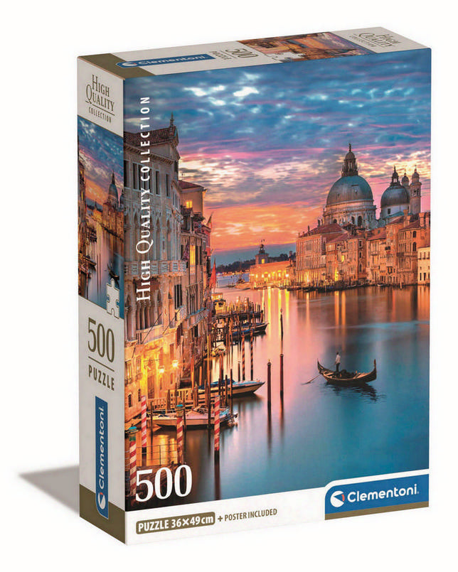 Clementoni - Lighting Venice - 500 Piece Jigsaw Puzzle
