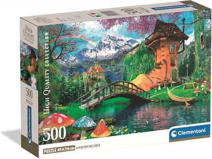 Clementoni - The Old Shoe House - 500 Piece Jigsaw Puzzle