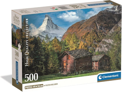 Clementoni - Charming Matterhorn - 500 Piece Jigsaw Puzzle