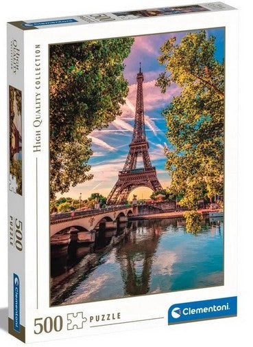 Clementoni - Along the Seine - 500 Piece Jigsaw Puzzle