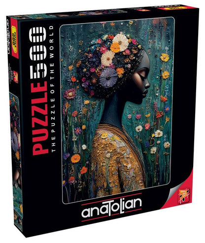 Anatolian - Pretty African Girl - 500 Piece Jigsaw Puzzle