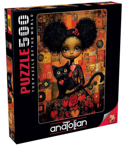 Anatolian - Black Cat - 500 Piece Jigsaw Puzzle