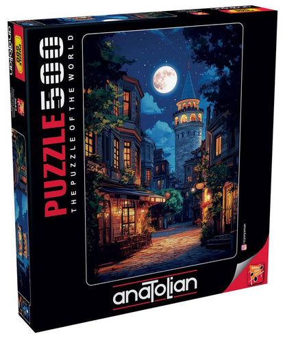 Anatolian - Galata at Fullmoon - 500 Piece Jigsaw Puzzle