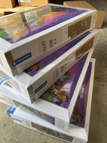 Clementoni - Alpine Lake - DAMAGED BOX - 6000 Piece Jigsaw Puzzle