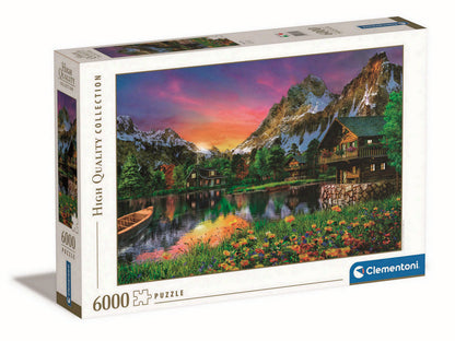 Clementoni - Alpine Lake - 6000 Piece Jigsaw Puzzle