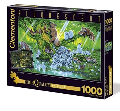 Clementoni - Mother Tree Fluorescent - 1000 Piece Jigsaw Puzzle