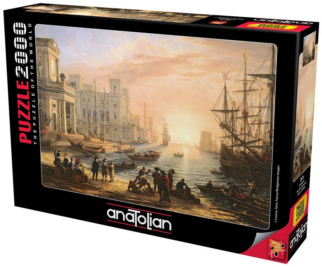 Anatolian - Sea Port At Sunset - 2000 Piece Jigsaw Puzzle